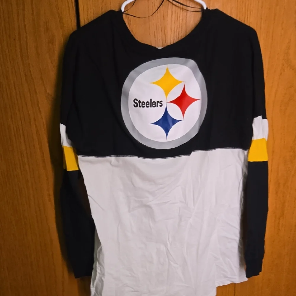 Team Apparel Steelers Womens Long Sleeve Tee - Picture 4 of 5
